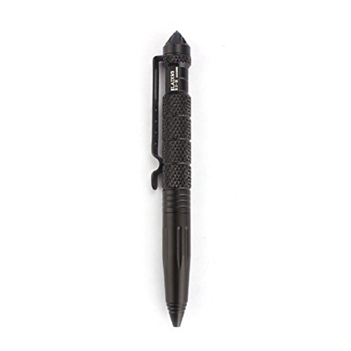 HandLife(TM) Mehrzweck-Aluminium Tactical Pen Notfallglasbrecher-Werkzeug (Black) - 2