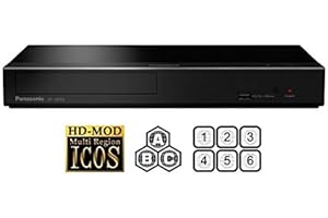 ICOS-PANASONIC Panasonic DP-UB450EB 4K UHD Blu-ray Player Multiregion Blu-ray & DVD
