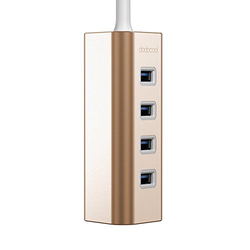 dodocool USB Typ C auf 4 Port USB 3.0 Hub Adapter mit USB C Female Charging Port Power Delivery PD für neue MacBook/MacBook Pro - 6