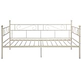 Stabile Verarbeitung gegen Wackeln, Quietschen und Knarzen: 6 dicke Bettfüße und 16 dichte Stangen aus Metall bringen Ihnen eine stabilere und solidere Lebensdauer. Anti Kratz Beschichtung funktioniert robust und sieht hübsch aus.