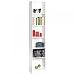 Produktbild Regal B 40 cm weiß Kinderzimmer Jugendzimmer Wandregal Holzregal Aktenregal Büro Wohn Aufbewahrung Stand Bücher Regalwand