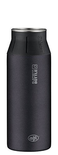 Alfi 5377123060 Trinkflasche Element Edelstahl, (0,6 Liter) pure schwarz - 9