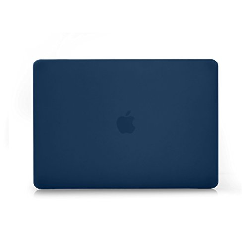 Case MacBook Pro 13 Hülle Navy Blau ,iCasso Reines Farbe design Ultra Slim Kratzfeste Matt Rutschfest Hartschale Snap Case für MacBook Pro 13 Zoll (mit CD ROM) (Modell: A1278) - 5