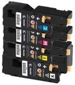 4 High-Capacity Toner Cartridges Black, Cyan, Magenta and Yellow Compatible with Xerox Phaser 6000, 6010, 6010V, 6010V N, 6010N; Xerox WorkCentre 6015, 6015V, 6015V B, 6015V N, 6015V NI Vr remplace 106R01630, 106R01629, 106R01628, 106R01627 Black Prints 2,000 Pages, Colours 1,000