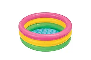 Intex Inflatable Water Pool 4 Ft (Diameter) Kids Bath Activity Water Pool For Fun Activities