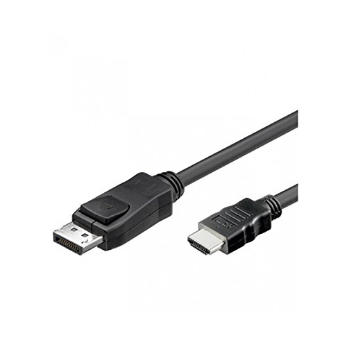 Techly DisplayPort/HDMI Connection Cable 1.00 m ICOC-DSP-H12-010 Black [1x DisplayPort Male - 1x