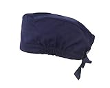 Jonathan Uniform Unisex Surgical Scrub Cap Nurse Hat Elestic Medical Cap One Size (Navy)