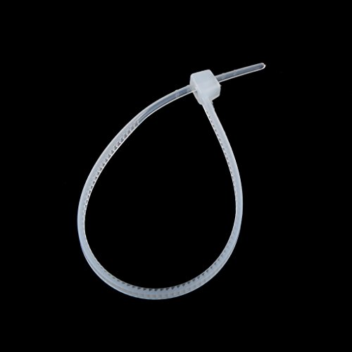 100pcs 1.9x150mm/100MM Nylon Micro USB 2.0 Synchronisierungs Daten Ladekabel – Weiß, 1.9x100mm - 4