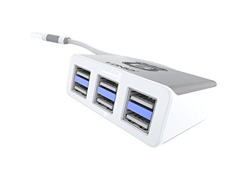 Invero® Charge & Sync 6 Port High Speed USB 2.0 Erweiterung Power Hub Plug & Play 480Mbps - 3