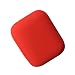 Produktbild DamonLight Protective Silicone case Compatible with Airpods 1 & 2 (LED an der Frontseite Sichtbar) Charging case Replacement for Airpods(Rot-2)