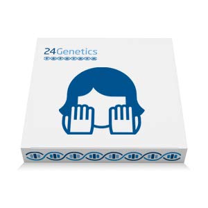 24Genetics: Dermagenetic Test - DNA Test per la cura della pelle - Include DNA Kit - rapporto ora disponibile in italiano