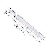 5 x pluma de giro vacía; 1pc / 6 unids 3 ml Plumas rotativas transparentes Aceite de uñas vacío Brillo de labios Cosmetic Container Container con punta de pincel Diseño de viaje portátil Tubo vacío