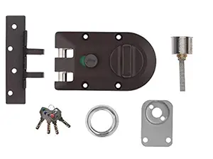 Godrej Locks vertibolt Ultra XL Lock with 4 Keys Free Installation (Brown)