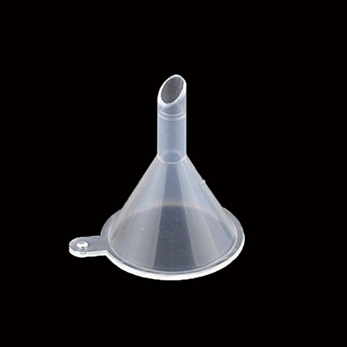 Westeng Mini-Trichter, aus Kunststoff, transparent, 12 Stück, für Küche/Labor/Garage/Auto, 27 mm/6,4 mm - 2