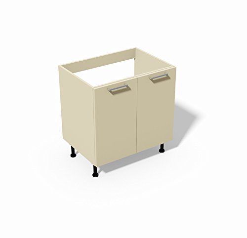 Modular Base for Kitchen Sink cm L120 2 Doors – Mod. Ginger Matt White