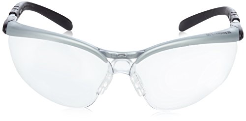 3M BX Readers Schutzbrille BXR02.0, AS/AF/UV, PC, klar, +2.0, Rahmen silber-schwarz - 2