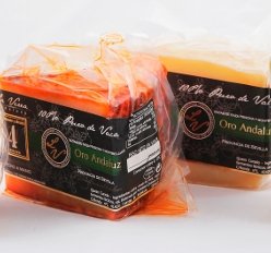 Kit 2ud: 250g Pimentón + 250g natural. Queso Curado Artesano Leche Cruda. La Verea Andaluza. Serie "Oro Andaluz" con 4 meses de Curación. 500gr de queso B01M6UBDJA