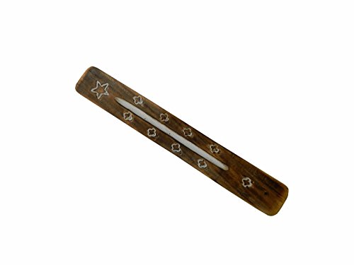 Räucherstäbchenhalter aus Holz - ca. 26 cm lang