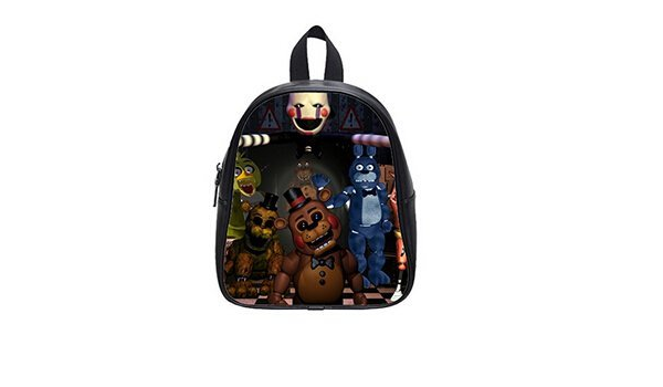 Custom Unisex Leather Teenager School Bag(Zaini) Animatronics at Freddy's  Five Nights Printed Casual Travel Backpacks Large : Amazon.it: Valigeria