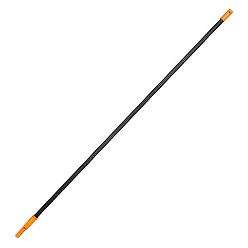 Fiskars Laubbesen, 25 Zinken, Breite 49 cm, Kunstoff-Zinken/Aluminium-Stiel, Schwarz/Orange, L, Solid, 1003465 - 3