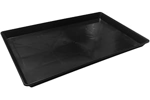 Yesuitme Replacement Pan Plastic Base Tray for Yoshome Dog Cage Crate Black Cleaning Tray for Pet Cages Crates Kennels Dogs (36 Inch(90x59x3cm))