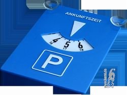 Preisvergleich Produktbild Hansi Parkscheibe Kunststoff M. Saugnäpfen SIE