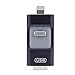 Produktbild MMPY USB-Flash-Laufwerk u Festplatte Memory Stick Speicheradapter USB-Flash-Laufwerk für iPhone Android-Handy-Computer mit (Farbe : Schwarz, größe : 16GB)