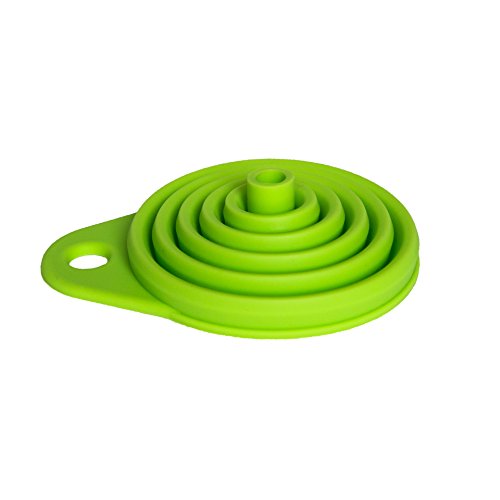 Home Optimal Silikon Falttrichter, 8cm Durchmesser. Trichter perfekt für die Küche und Heimwerken - 3