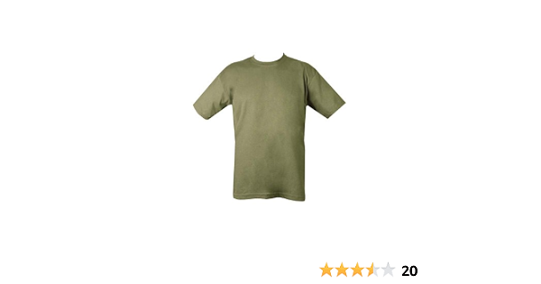 Mens Plain Military/Army T-shirt 100 