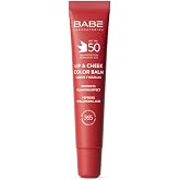 Laboratorios Bab&eacute; - LIP &amp; CHEEK SPF 50 RED - Photoprotective Balm in Tone