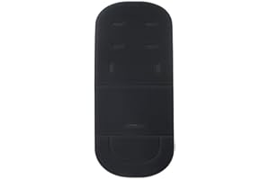 budiniao Baby Stroller Seat Mat Padding Liner Children Pushchair Thick Cushion Carriage Comfortable Breathable Pad Accessories, Black