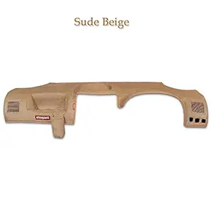 Elegant Car Dashboard Cover Suede Beige for Mahindra Scorpio