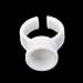 Approx.100pcs Eyelash Extension Disposable Glue Holder Rings M