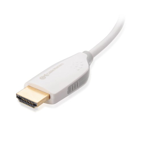 Cable Matters® Gold überzogene Mini Displayport (Thunderbolt™ Port kompatibel) auf HDTV Kabel in Weiß 5m - 4