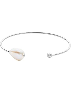 Skagen SKJ0976040 Damen Armreif AGNETHE Edelstahl Silber Weiß