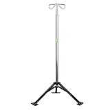 Folding infusion stand,Utility Carts Drip Stand Height Adjustable Portable,Stainless Steel Infusion Stand for Clinic or Home,Easy to Assemble
