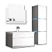 Produktbild Home Deluxe - Badmöbel-Set - Wangerooge weiß - L - inkl. Waschbecken und komplettem Zubehör - Verschiedene Größen
