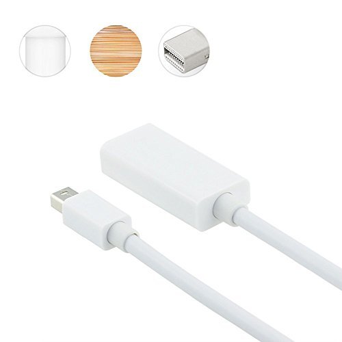 COWEEN Mini DisplayPort zu HDMI Adapter Kabel 1080P Mini DP auf HDMI Cable Unterstützung Thunderbolt Plug & Play HDMI Konverter