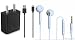 BLUTECH Xiaomi Redmi Note 4 64GB Compatible Combo of Wired Headphone (White) With Charger and Data Cable For All Smartphones RS.599.00