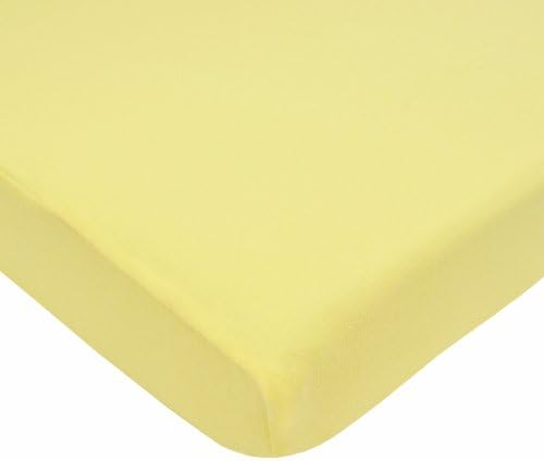 American Baby Company 100% Cotton Jersey Knit Porta-Crib Sheet - Maize