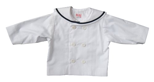 Käthe Kruse Unisex baby Opaque Crew Neck Long - regular Christening Gown - White - Weiß (weiß) - 3 Years