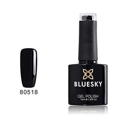 Uñas de gel UV LED Bluesky 10ml polaco resoluble Blackpool, 1er Pack (1 x 10 ml)
