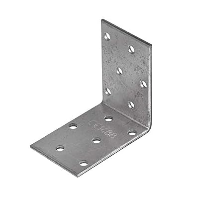 4U-Onlinehandel Équerre multi-trous Angle connecteur bois connecteur Construction Angle Angle connecteur 6 x 6 x 4 cm