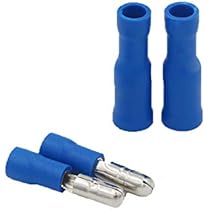 100 Pezzi Manicotti Tondi Femmina Connettore Maschio Rosso 0,5 - Foto 2