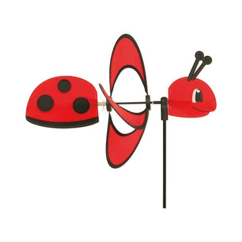 CIM Vento ruota - Little Magic Ladybird - girandola: Ø28cm, motivo: 35x12cm, altezza totale: 85cm - resistente ai raggi UV e alle intemperie - incl. asta in fibra di vetro