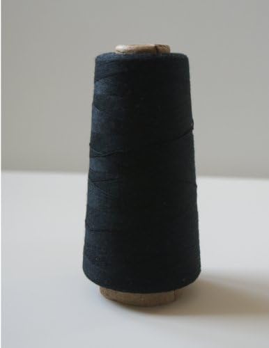 1500m Black 100% Heavy Duty Polyester Sewing Thread Perfect for use on Jeans | Suitable for Cross Stitch, Embroidery, Hand, Embroidery, Machine, General Sewing, Heavy Duty, Industrial and Quilting Hand stitching or use with sewing machine. Includes strong reel.