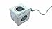 Produktbild Segula 50455 Tischsteckdose Powercube Extended USB 1.5 m, silber (Außenfarbe weiß)