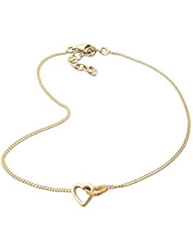 Goldhimmel Damen-Fußkettchen Fußschmuck Länge 25cm Silber vergoldet 0709371012_25