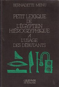 Petit lexique de l'Egyptien Hiéroglyphique à l'usage des débutants gratuit