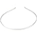 Silver Alice Band Plain Metal Headband Craft Headbands Tiara Base Hair Band